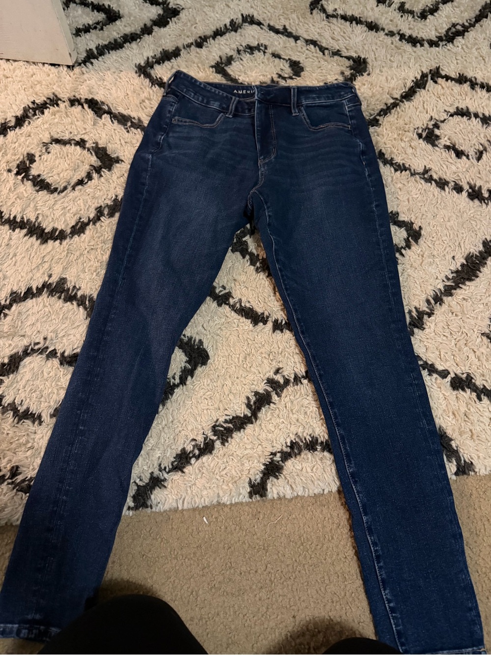 American Eagle Outfitters Dark Blue Skinny Jeans